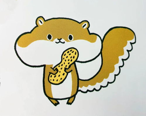 涂鸦技丨体型较小的动物 松鼠