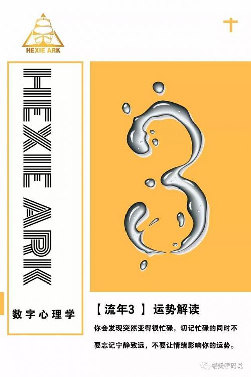 和谐方舟数字心理学流年解读,2020流年走1 9要注意什么 