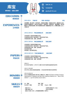 大学生求职简历模板 大学生求职手抄报下载 千库网 