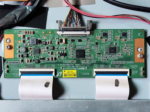 海尔模卡LED电视48A5J拆机图解,第一次修,用根线应急修复开机黑屏