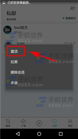 Soul怎么置顶会话 Soul置顶会话教程