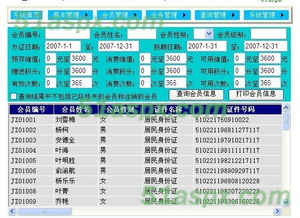 加州乐园会员消费管理系统 