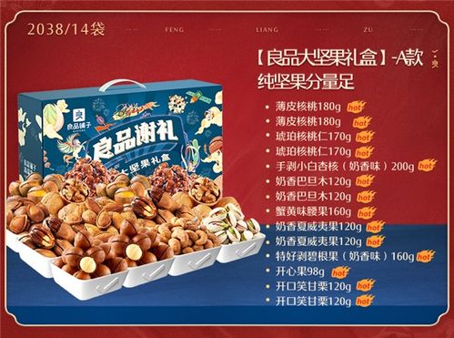 新年必不可少 良品铺子纯坚果礼包大额券 4斤到手138元