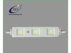 3灯5050注塑模组 LED广告发光字注塑模组 超高亮模组