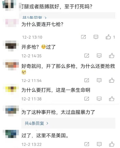 多名男子持刀袭警,警察的枪去哪儿了