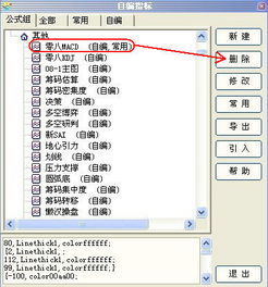 大智慧指标如何删除