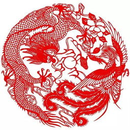 中国传统文化剪纸 凤凰