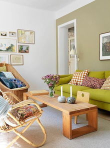 实木家具单身公寓沙发简约80㎡原木的味道简化生活效果图欣赏 