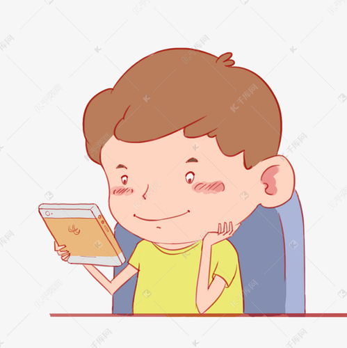 卡通小男孩手机视频自拍素材图片免费下载 千库网 