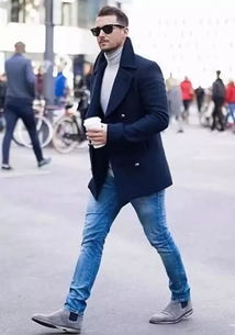 男士蓝色大衣怎么搭配衣服图片 尽显型男的成熟稳重魅力