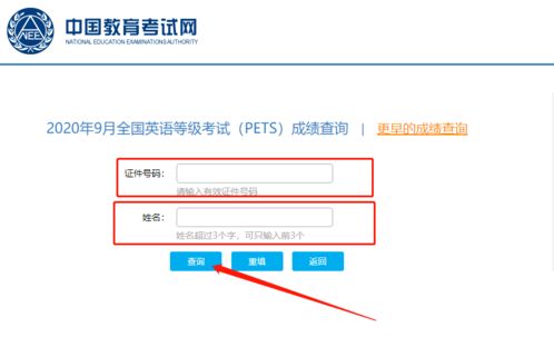 pets3成绩查询入口，英语三级考试成绩怎么查询