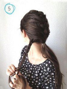 韩式长发发型扎法步骤 教你2012流行韩式扎发 