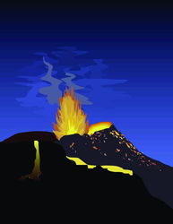 时尚女性图片 标题插画图 火山 火山口,标题插画篇,时尚女性 