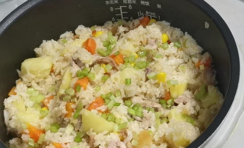 电饭锅土豆鸡肉饭的做法