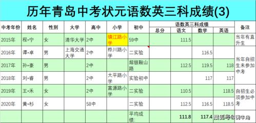 青岛中考 2021年中考状元成绩大猜想