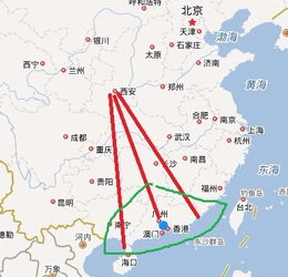 陕西为中心,广东属于哪个方向 