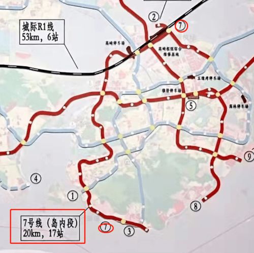 5号线曝光 厦门地铁2号线拟延伸,4 5 7 8 9号线来了