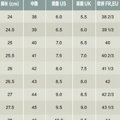 鞋码2.5 是什么意思 