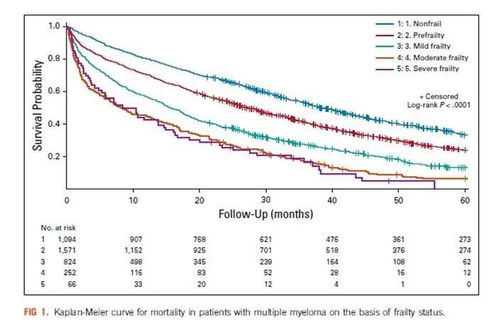 多发性骨髓瘤老年患者虚弱指数