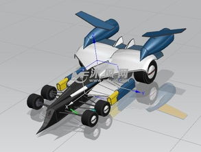 四驱玩具车模型