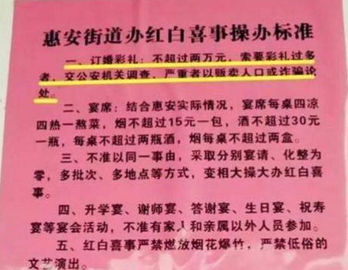 农村结婚出新规, 彩礼不能超2万, 否则贩卖人口处罚, 你怎么看