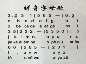 汉语拼音abcdof歌该如何读 