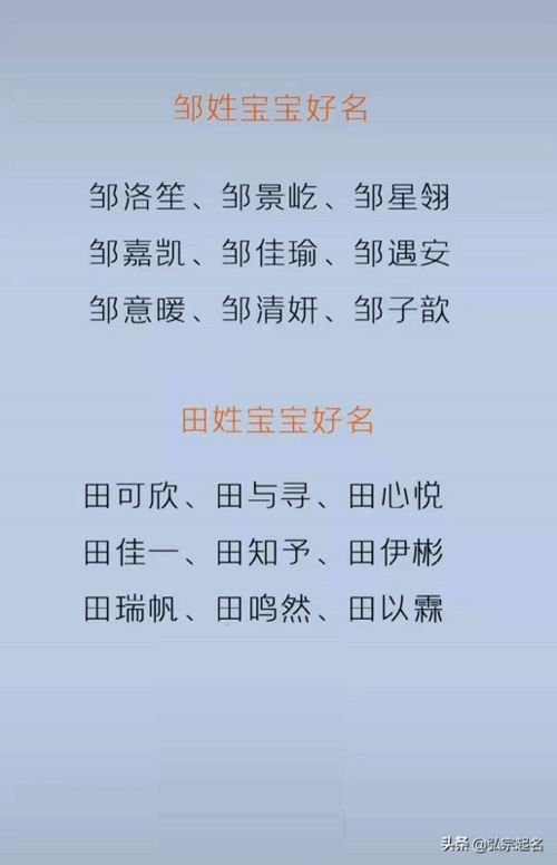 宝宝起名 每个姓氏都有自己的好名字