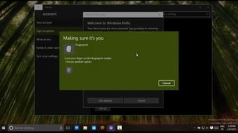 win10指纹识别设置抱歉