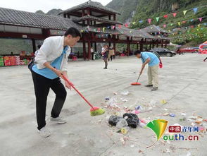 凤山县志愿者为壮族三月三节庆活动添风采