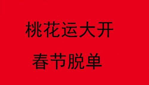 2020年春节桃花运大开的3个生肖,相亲是脱单途径