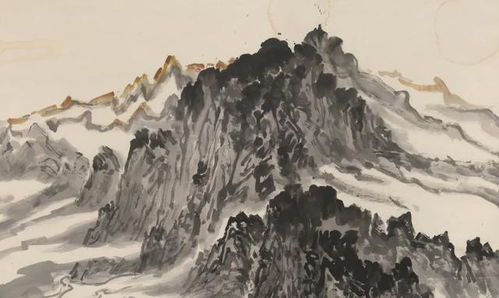 壮美山河 陈仕彬国画山水 黑云翻墨未遮山