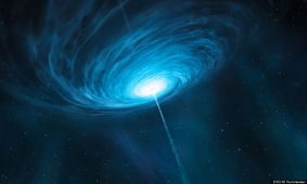 天文学家观测类星体核心区域发现超大质量黑洞 