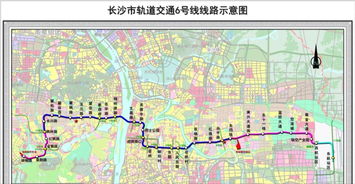 长沙地铁6号线附近免费停车场,长沙地铁6号线运营时间-站点