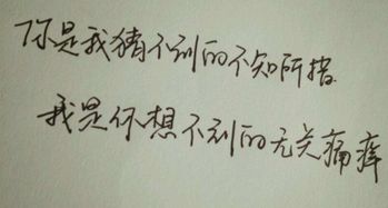 你是我猜不到的不知所措,我是你想不到的无关痛痒 这句话是什么 是歌词吗 