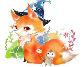小狐狸学画画的故事